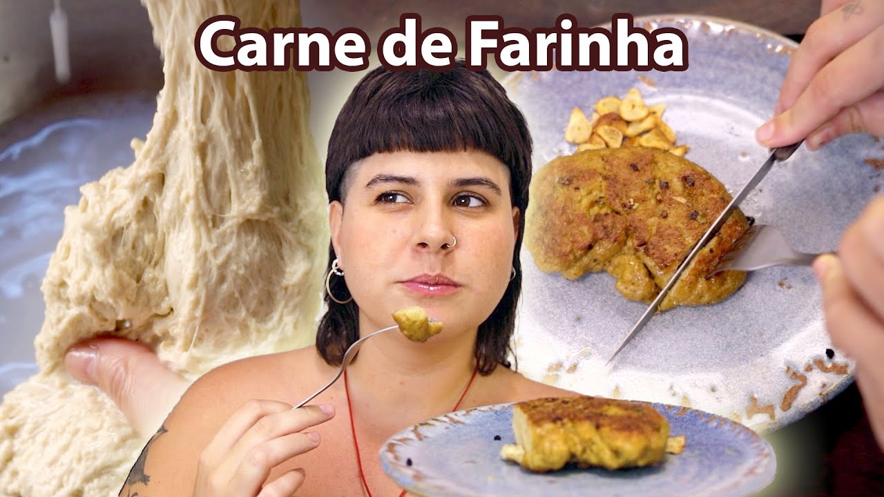 FAZENDO CARNE DE FARINHA PELA PRIMEIRA VEZ - Viral do TikTok