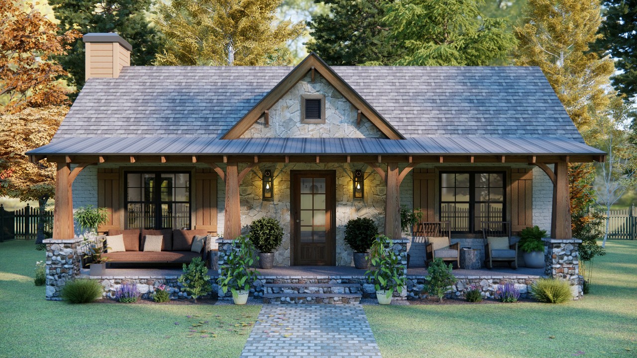 36'x26' (11x8m) Charming 2-Bedroom Cottage: Perfect for Small Families