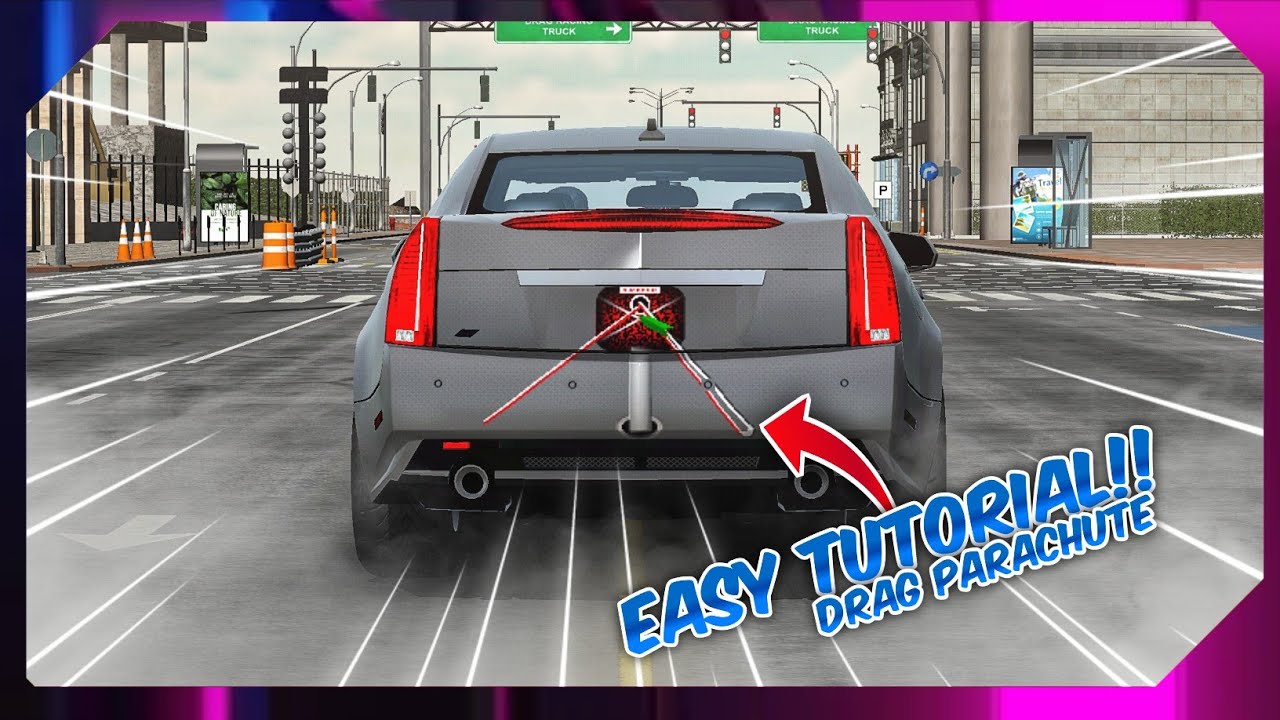 How To Make Simple Drag Parachute In Car Parking