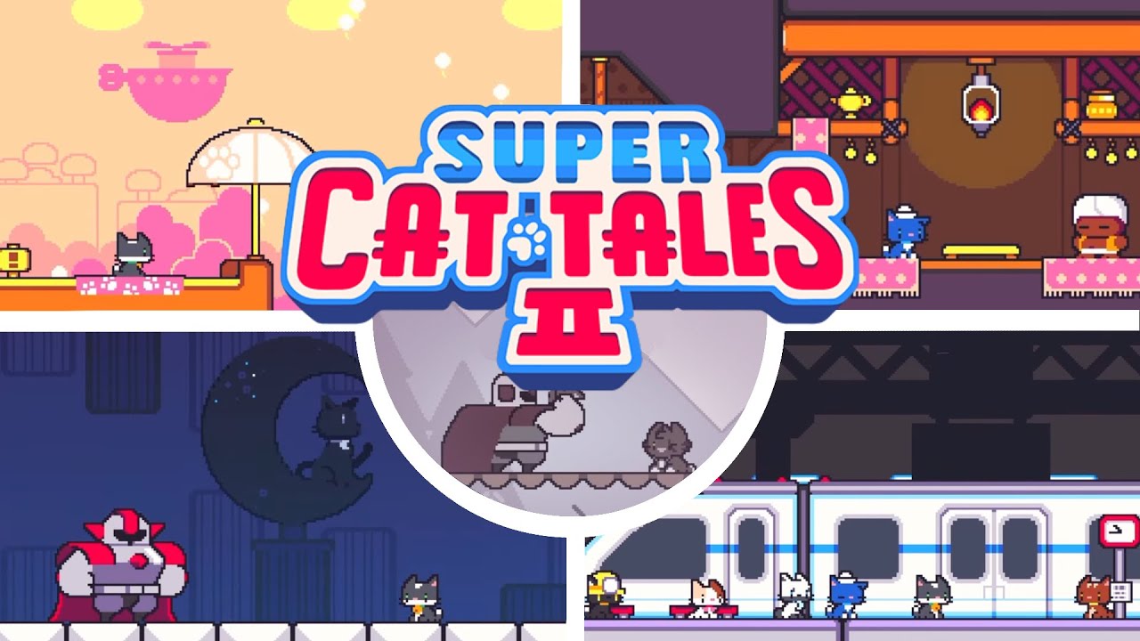 Super Cat Tales 2: All Cutscenes (full-screen cutscenes)