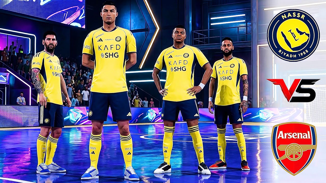 FIFA VOLTA 26 - RONALDO, MESSI, NEYMAR, MBAPPE ALL STARS | AL NASSR vs ARSENAL - FINAL