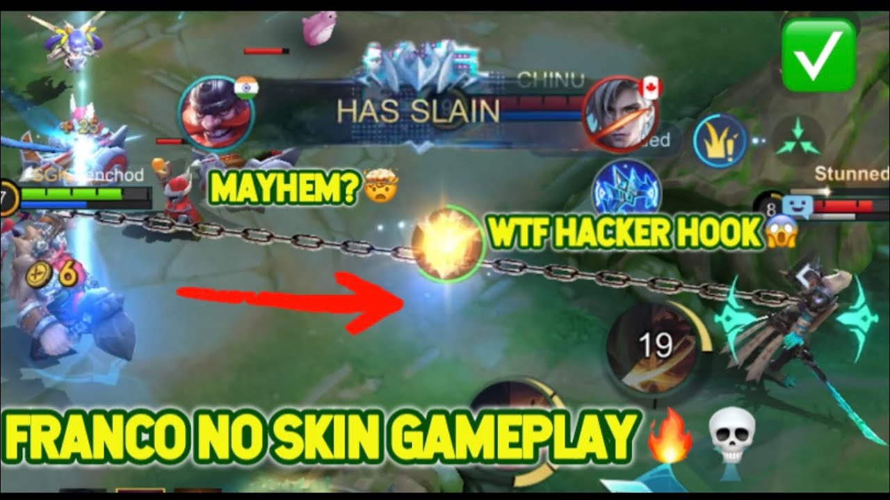 FRANCO NO SKIN GAMEPLAY!! ENEMY THINKS IM NUUB|| TRY THIS NEW STRATEGY IN MLBB✅💀😱