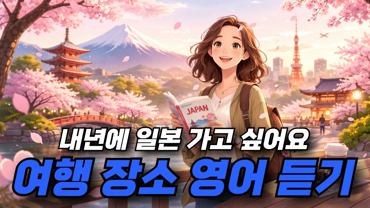 여행 장소 영어 듣기 - 내년에 일본 가고 싶어요 🌸🍣🏯