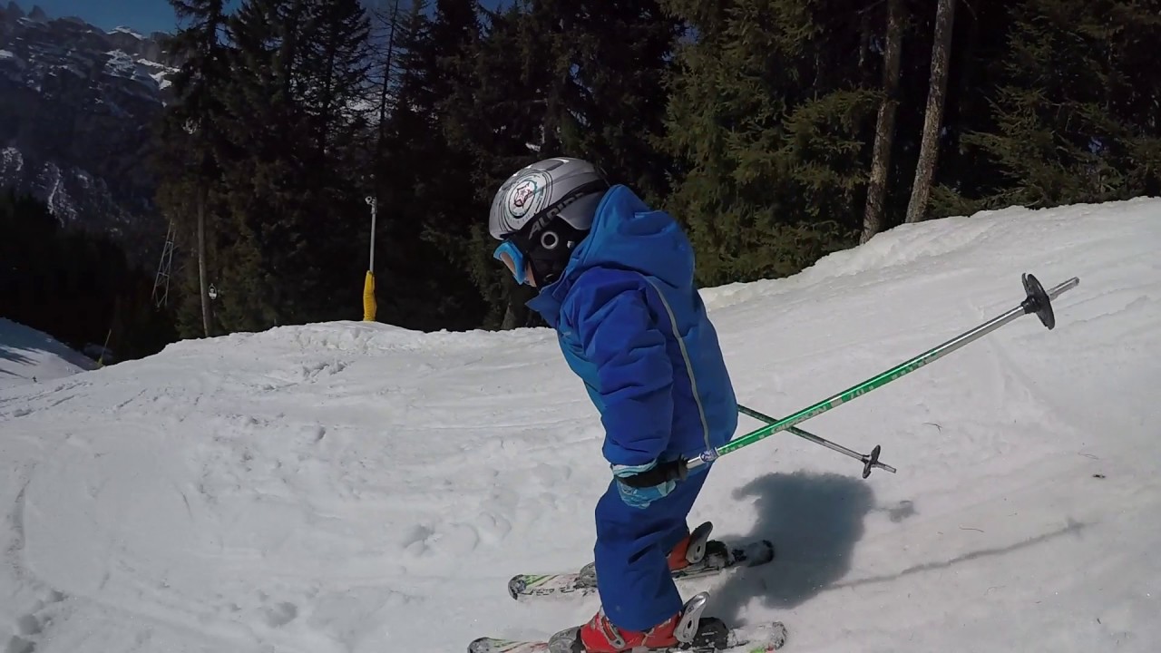 Ski lesson #16 - As soon all lessons have been done, finally ready for the GRAN RISA WORLD CUP SLOPE