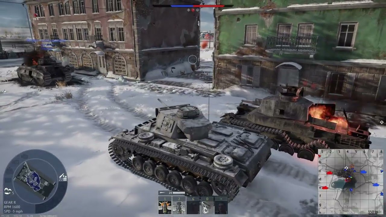 Playing War Thunder with German squad
