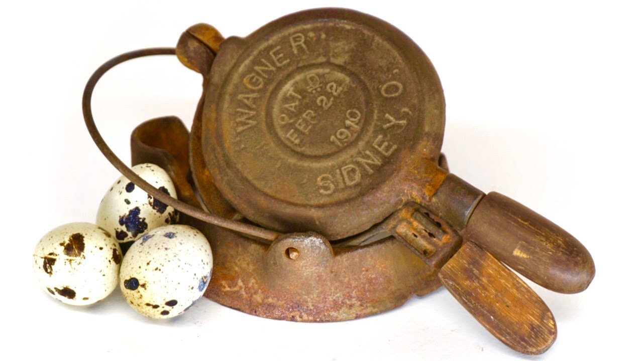 Cast Iron Waffle Maker Restoration 