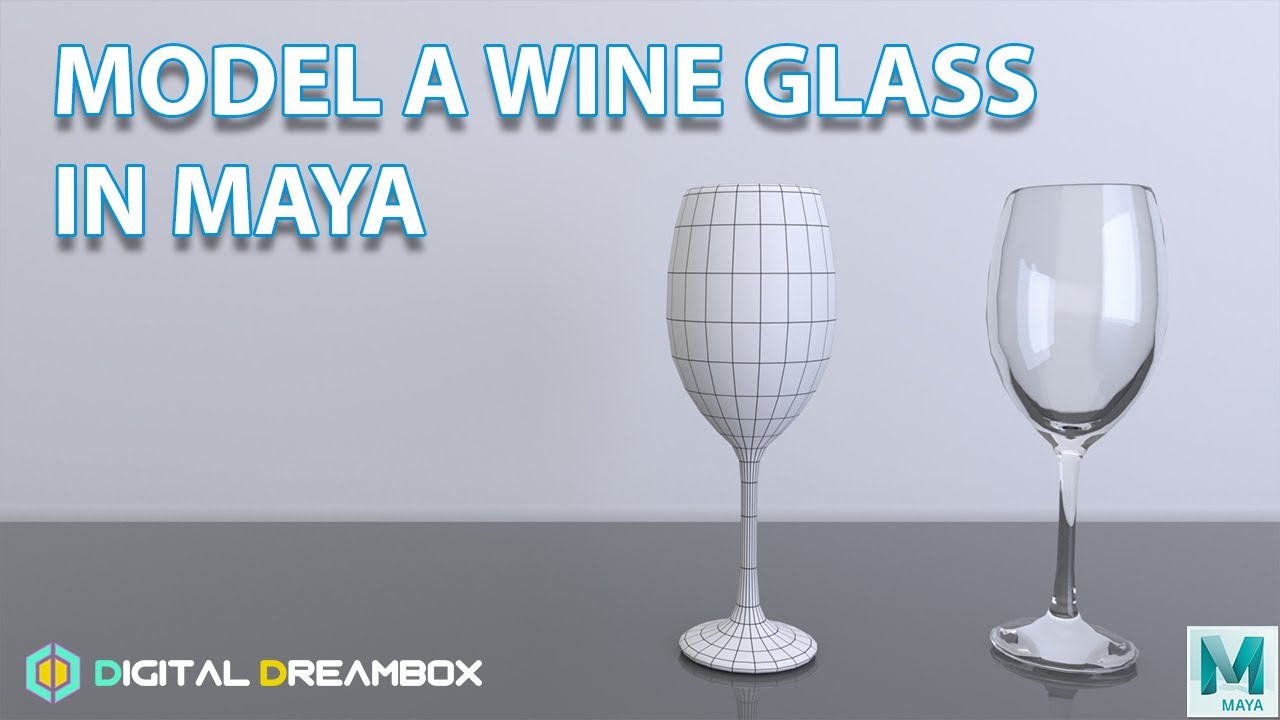How To Model A Wine Glass In Maya