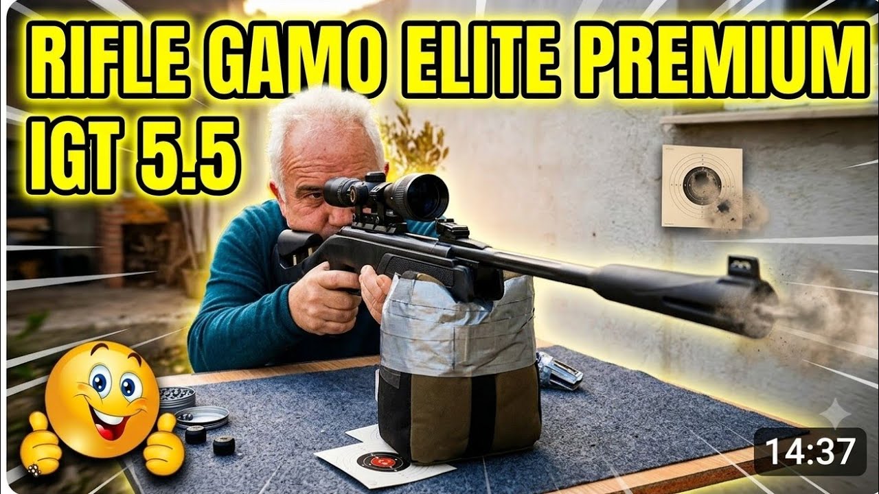 RIFLE GAMO ELITE PREMIUM IGT 5.5 #joselucarabinaspcp