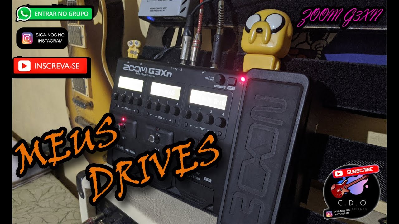 ZOOM G3XN - MEUS PRESETS (OVERDRIVE/DISTORTION).