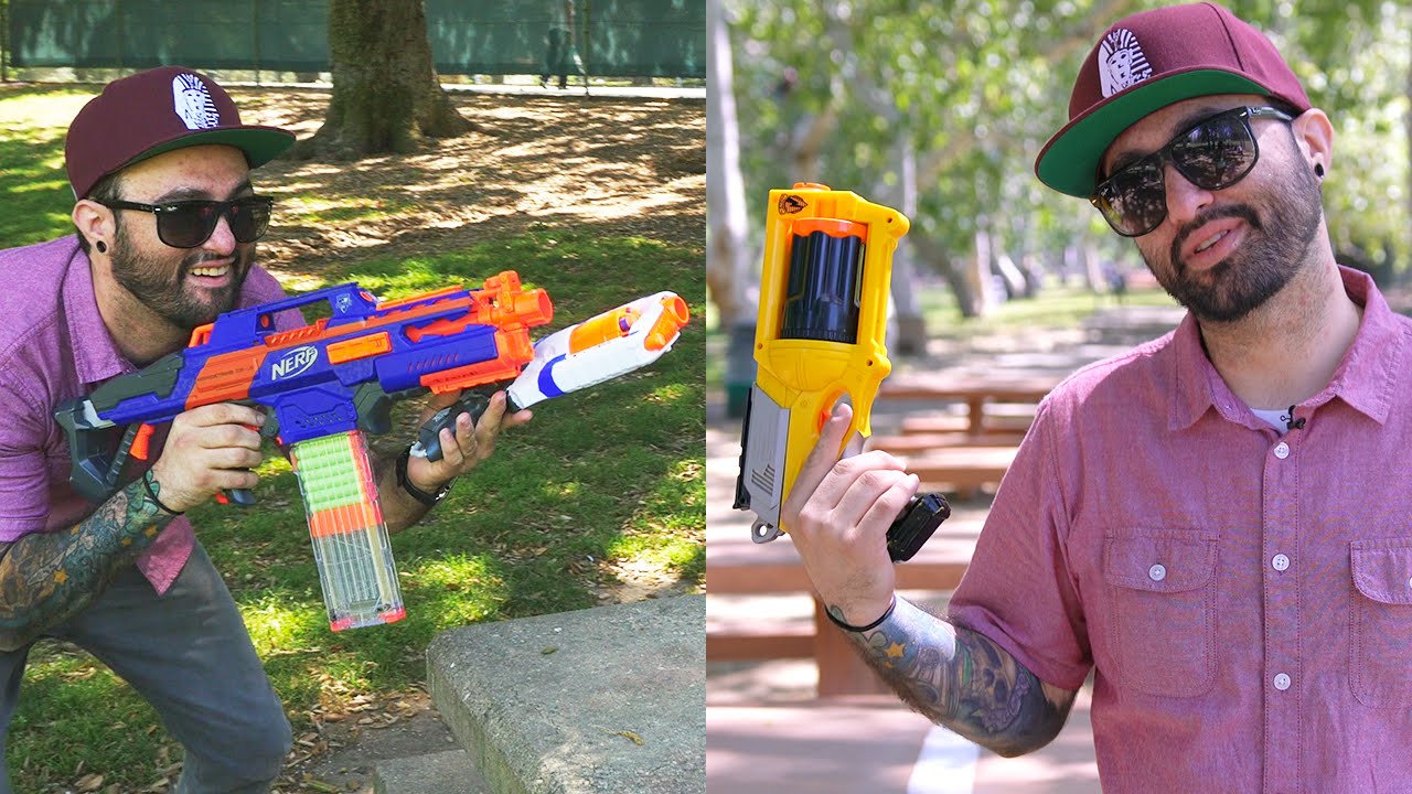 TECH'D OUT NERF GUN CAPTURE THE FLAG!