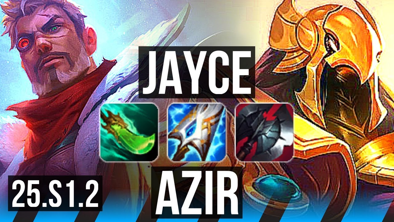 JAYCE vs AZIR (MID) | KR Master | 25.S1.2