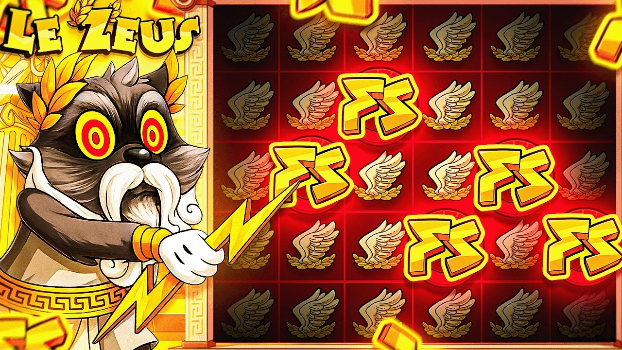 5 SCATTER *RARE* BONUS ON LE ZEUS!