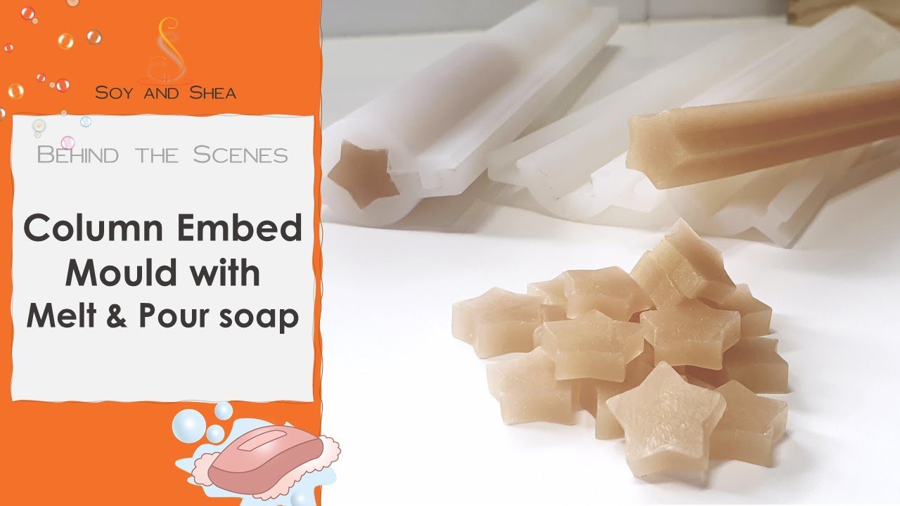 Column Embed Mould using Melt & Pour -  Will they glow?