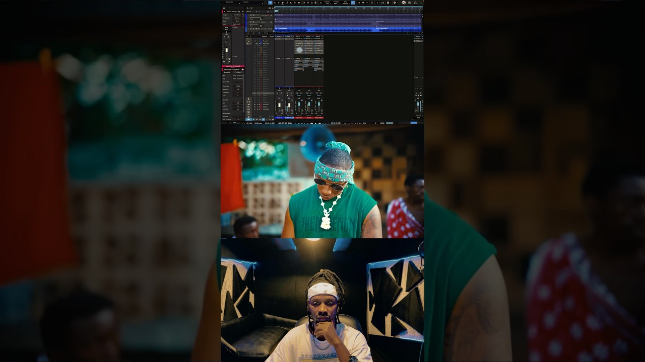 Mixing Process, Ex Wa Nani By Jux & D Voice #Mixing #Mastering #shorts #Singeli