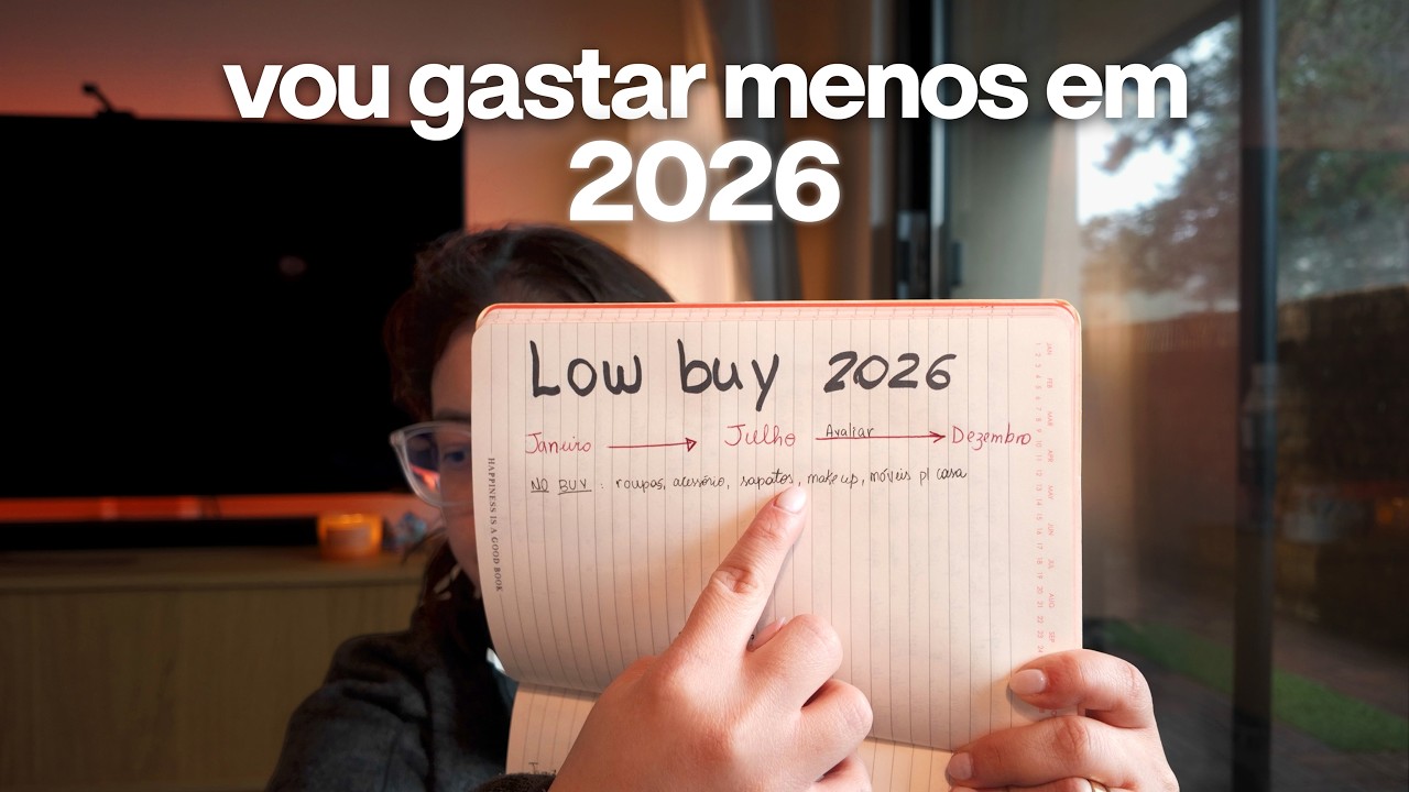 Decidi viver mais consciente esse ano, meu low buy em 2026