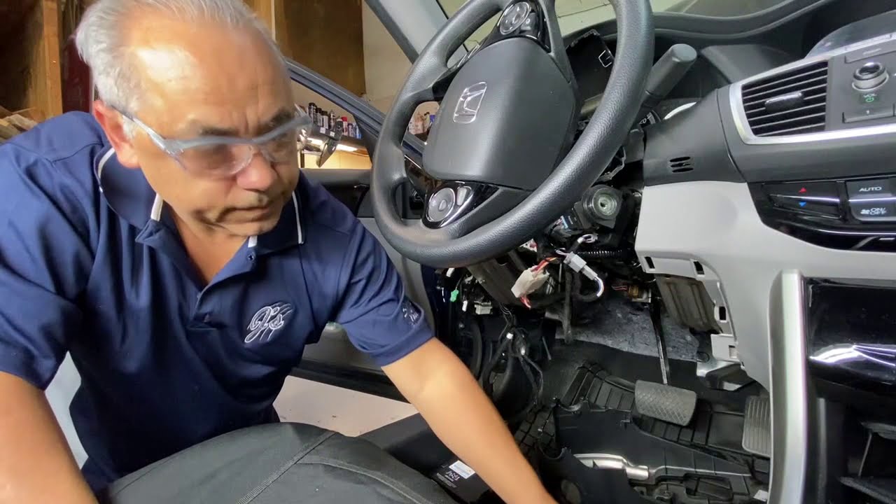Инструкция по установке системы дистанционного запуска двигателя J's Alarms на Honda Accord 2013-...
