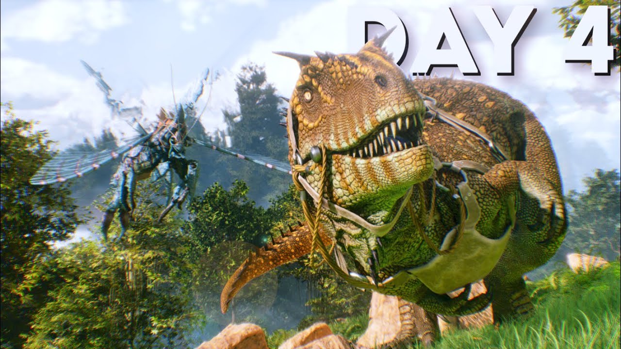 День 4. Защита от малых племён из АЛЬФАС - ARK ASCENDED PVP