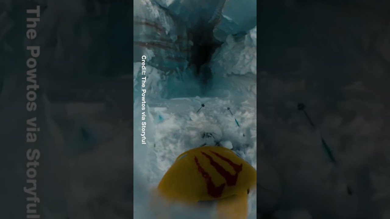 Alps Skier Makes Wild Recovery After Falling Into Crevasse in Glacier