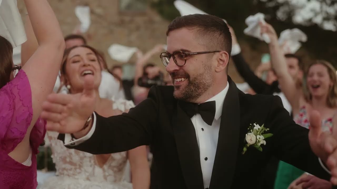 A fun and beautiful Tuscany wedding at Conti Di San Bonifacio for B+C