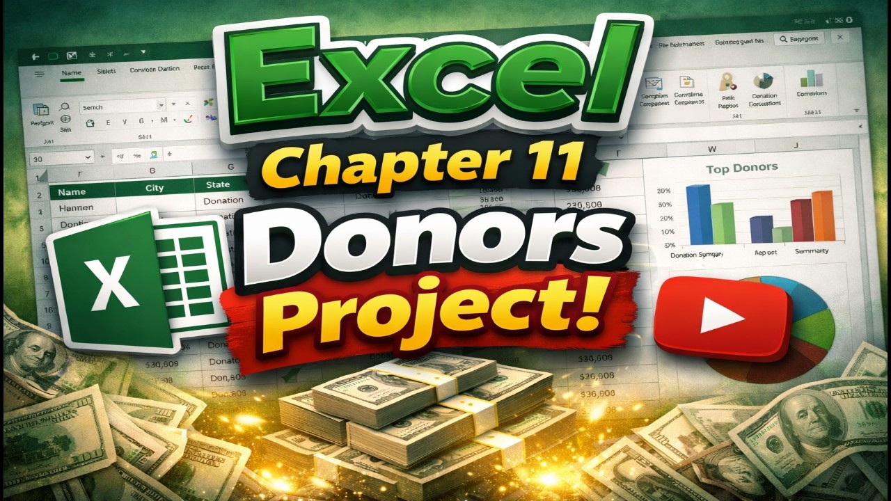 Exp19_Excel_Ch11_Cap_Donors | Guaranteed clarity & confidence in Excel | Trusted Method