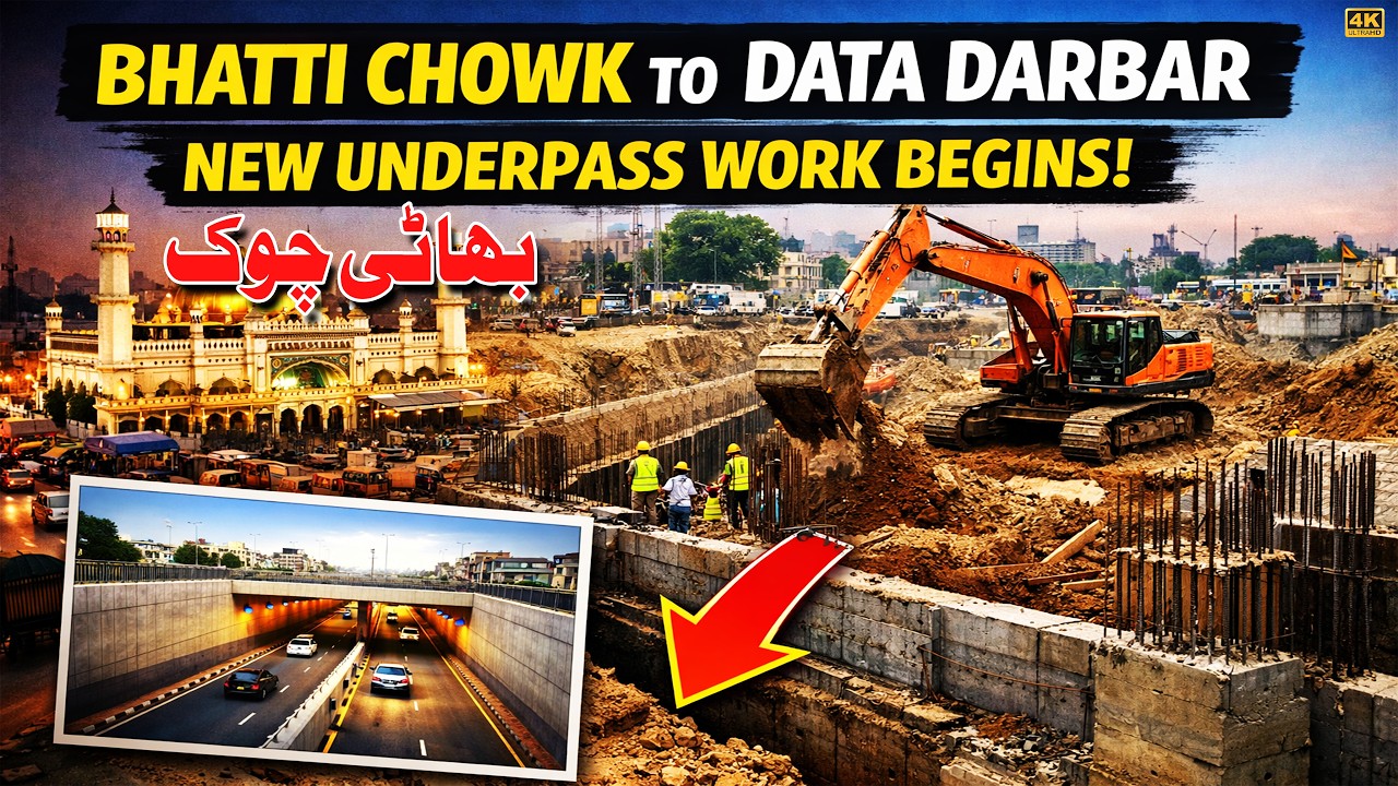 Lahore&rsquo;s Bhatti Chowk to Get New Underpass &ndash; Work Started