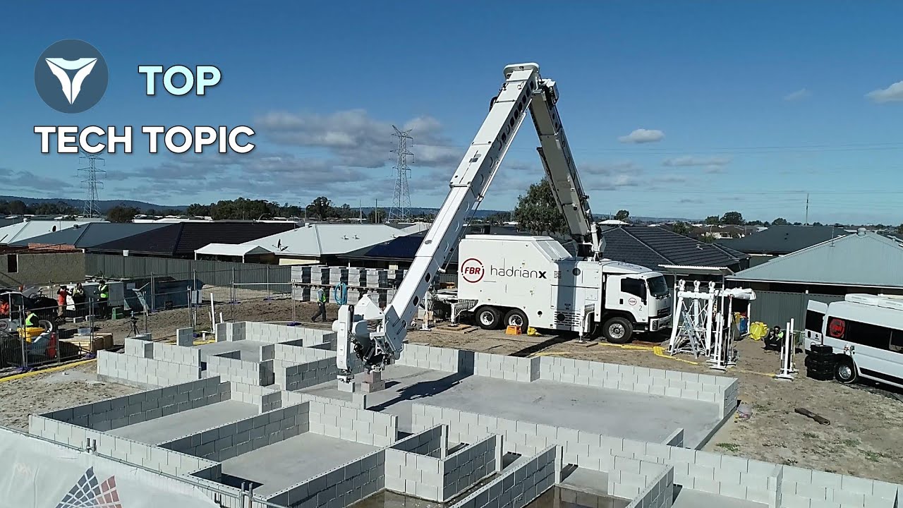 Brick-Laying Robot Ups The Ante to 200 Blocks an Hour | The Future of Robotic Construction ▶2