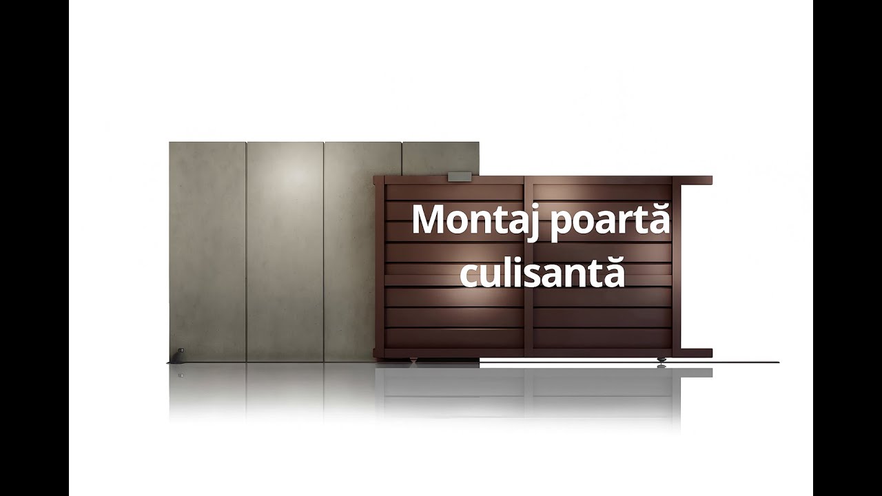 Montaj Poarta culisanta