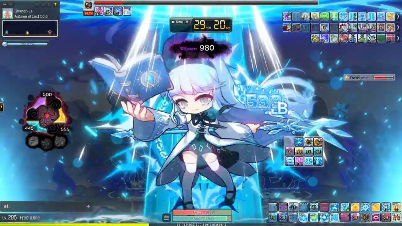 MapleStory/Kronos - Ice/Lightning - Easy Kaling - 13-min Solo