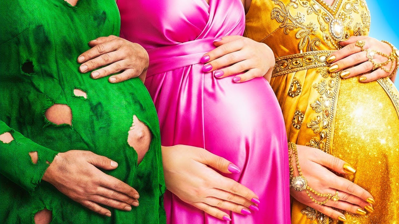 Rich vs Poor vs Giga Rich Pregnant! How to Escape From Jail?