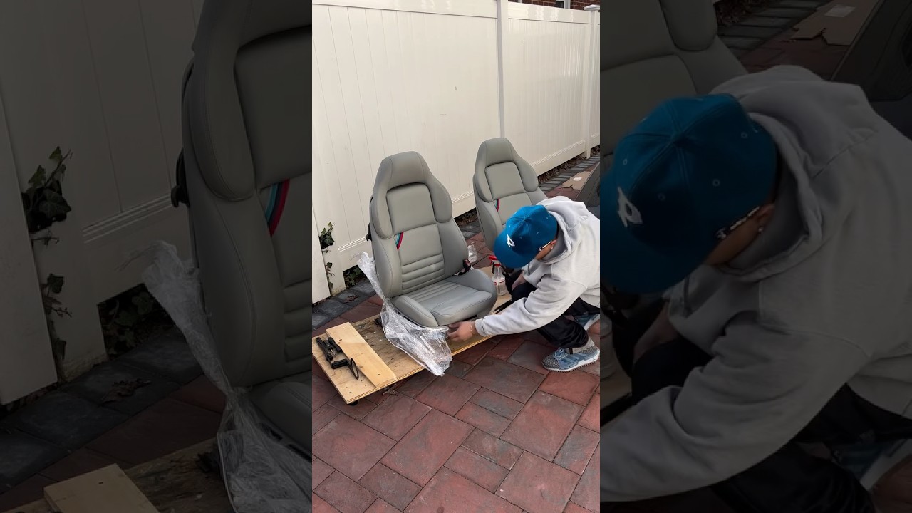 Vader seat upgrade 🤌 #bmw #e36 #m3 #automobile #DIY #restoration