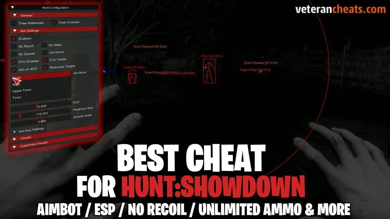 Hunt: Showdown Cheats / Hacks | WALLHACK ESP + AIMBOT 🚀 FREE APEX GET