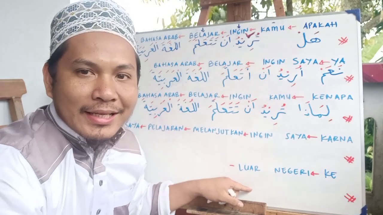 Belajar bahasa arab dari nol_episode 7 | cara buat Kalam/kalimat dalam bahasa arab.