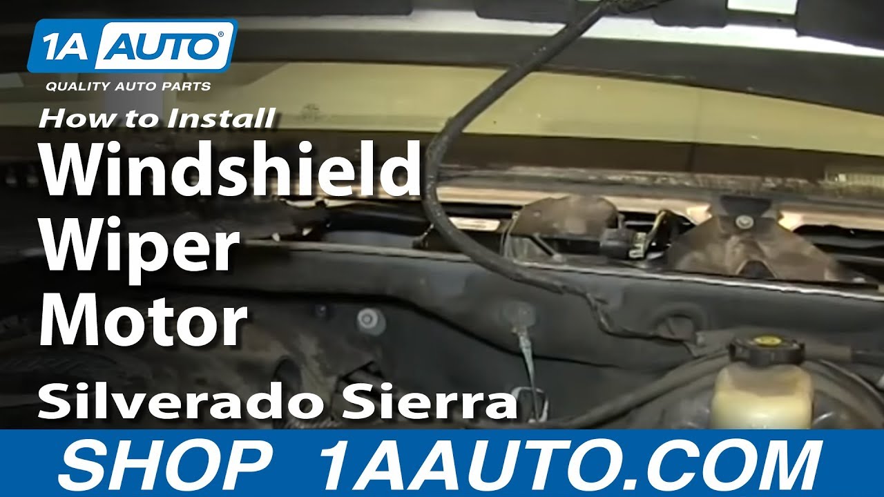How to Replace Windshield Wiper Motor 00-06 Chevy Suburban