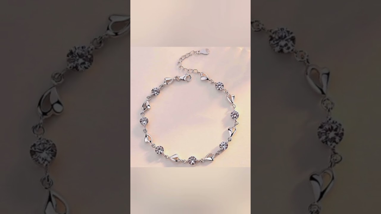 New silver bracelets for girls daily wear and simple bracelet designs collection with price ||