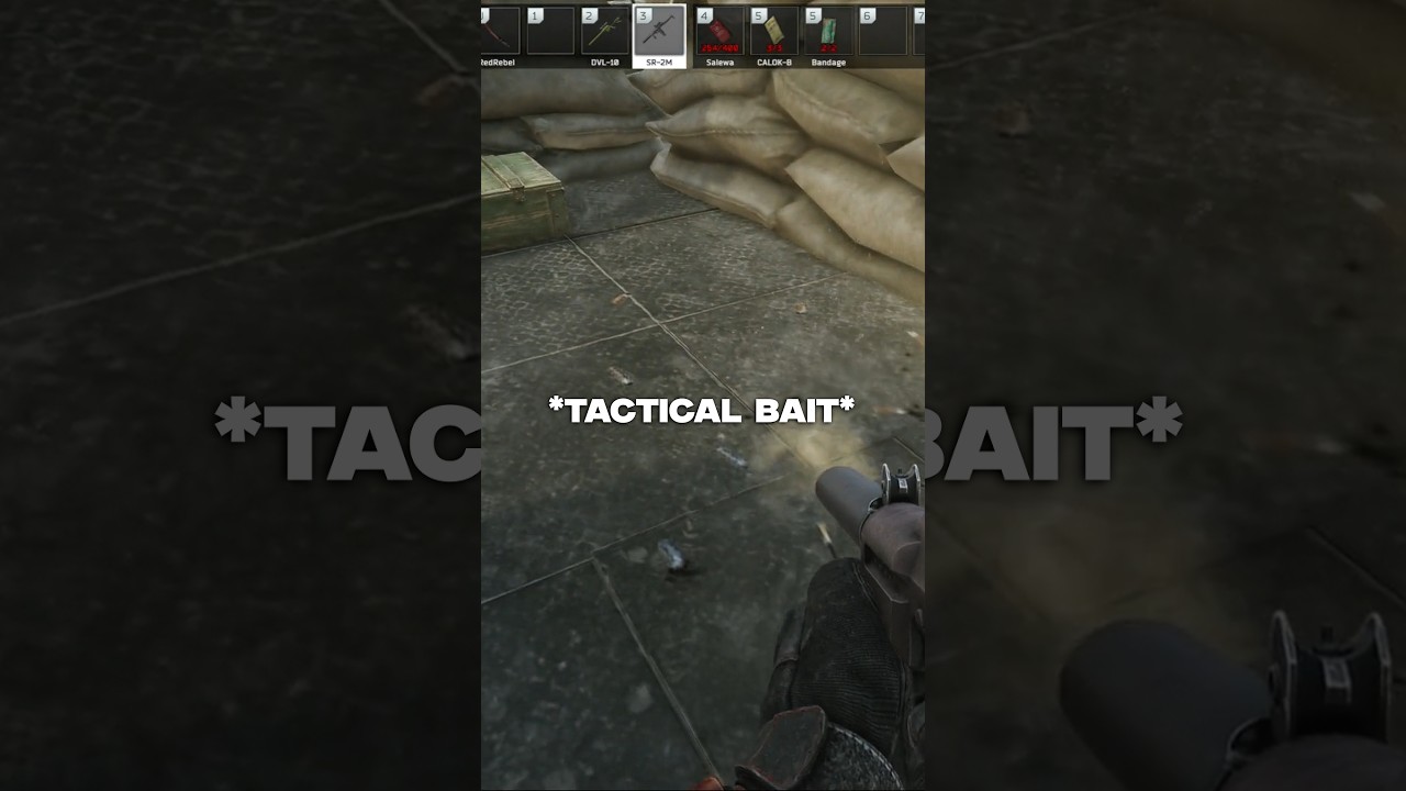 Тактическая приманка никогда не подводит #escapefromtarkov #tarkov #eft #shorts #игры