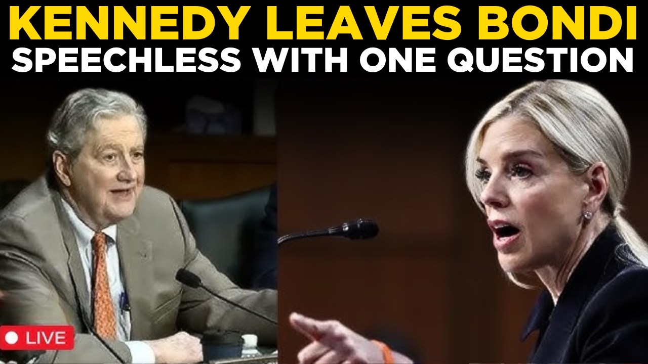 US Congress Live | Senator Kennedy Leaves Pam Bondi SPEECHLESS With One Question | Epstein Files