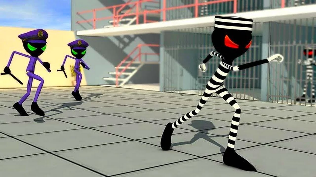 Jailbreak Escape - Stickman's Challenge All Levels Full Walkthrough Part 4 / Android iOS Gameplay HD