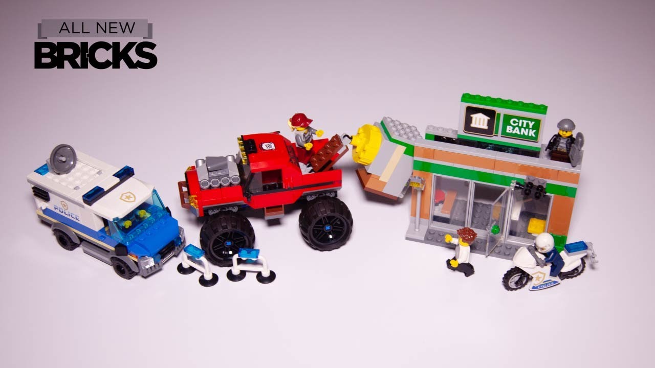 Lego City 60245 Police Monster Truck Heist Speed Build