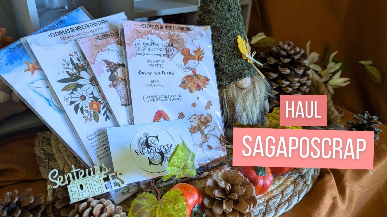 HAUL Sagaposcrap - Echos d'automne #haulscrap #scrap