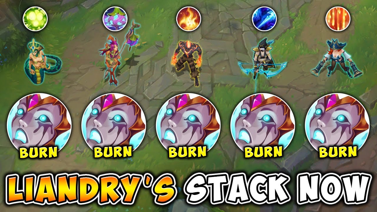 WE STACKED 5 LIANDRYS ON ONE TEAM (15 COMBINED BURNS) FT. PANTSAREDRAGON