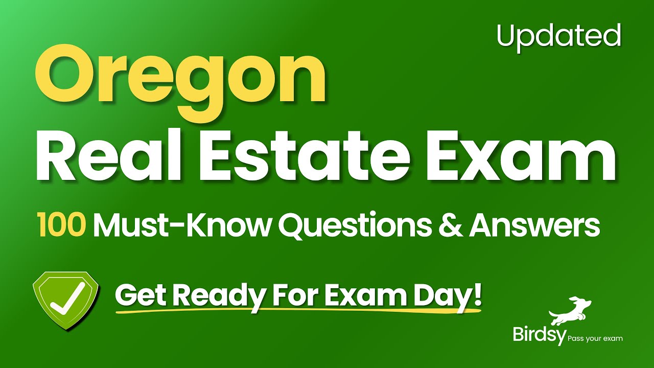 🔥 Crush Your Oregon Real Estate Exam with This 100-Question Review!