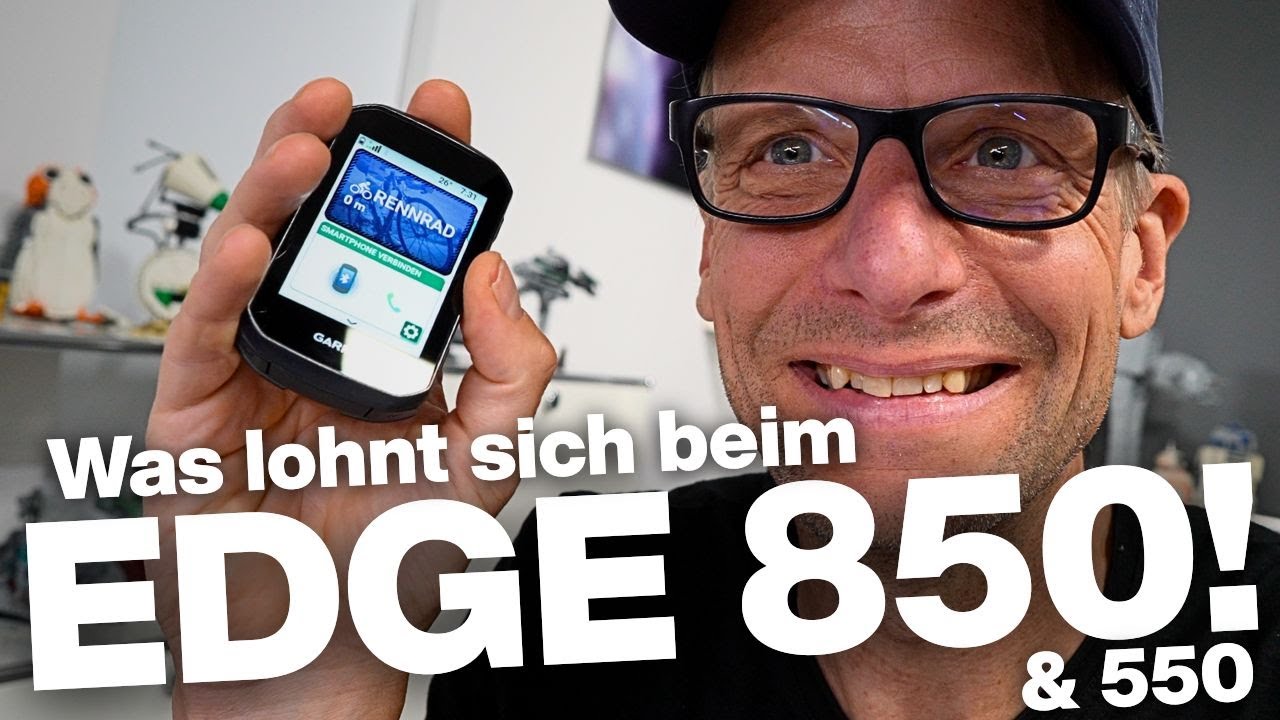 Garmin EDGE 850/550 = EDGE 1050 in Klein! Schnell, hell, modern! Akku?