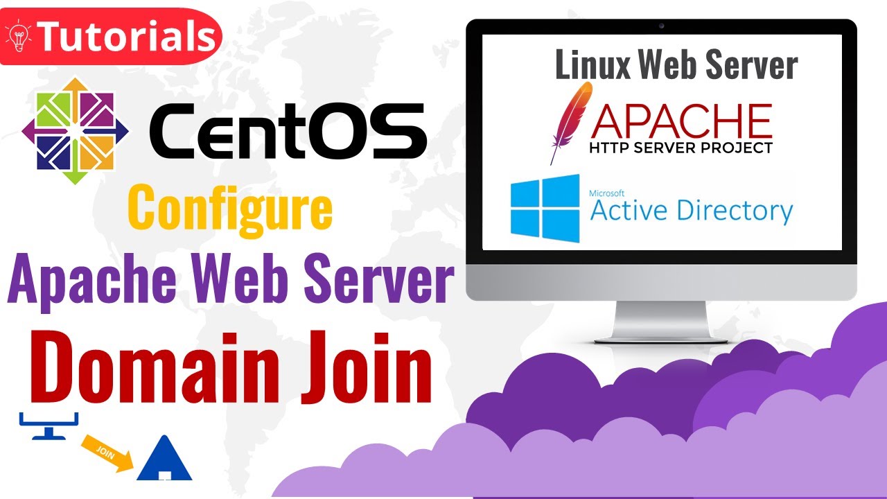 How to install and configure Apache Web Server - Domain Join - CentOS 7 Core ( 