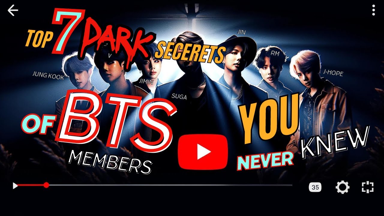 Top 7 Dark Secrets of BTS Members You Never Knew (ASMR narrator voice)
