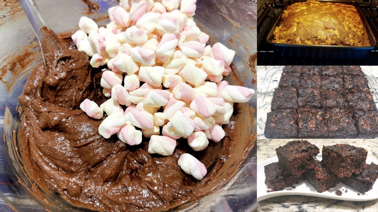 Chocolate Cake With Marshmallows Recipe | Simple Chocolate Cake