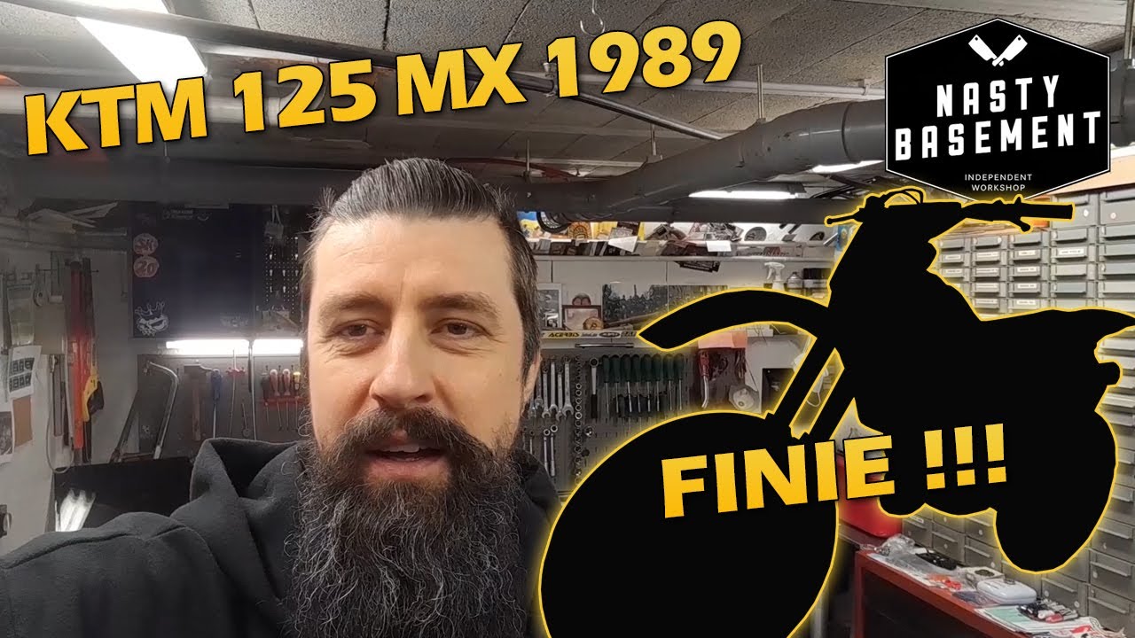 Restauration KTM 125 MX 1989 - Partie 3 - Fin et Présentation🎉