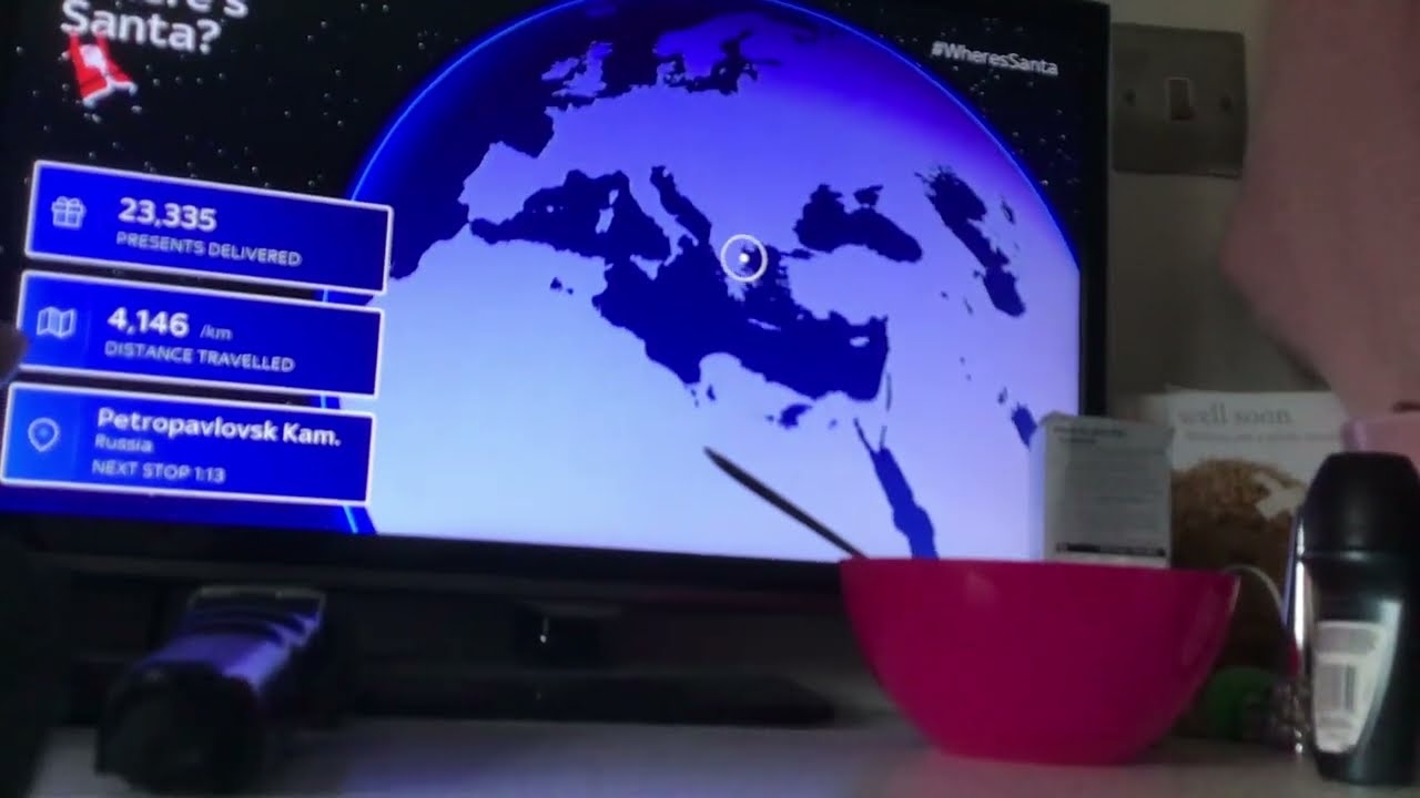 Where’s Santa on sky stream (part 10) #wheressanta