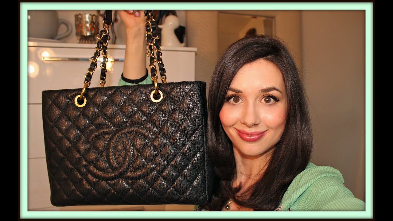What's in my Chanel Grand Shopping Tote & Review