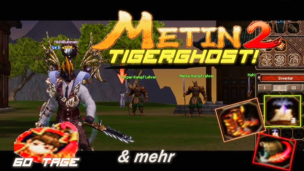 Metin2 Tigerghost - Feuerschuhe Switchen & uppen , 60 Tage Lootpet & mehr #134