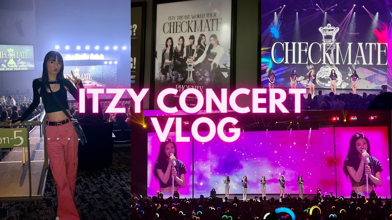 VLOG: Itzy 1st World Tour Checkmate: Phoenix concert vlog